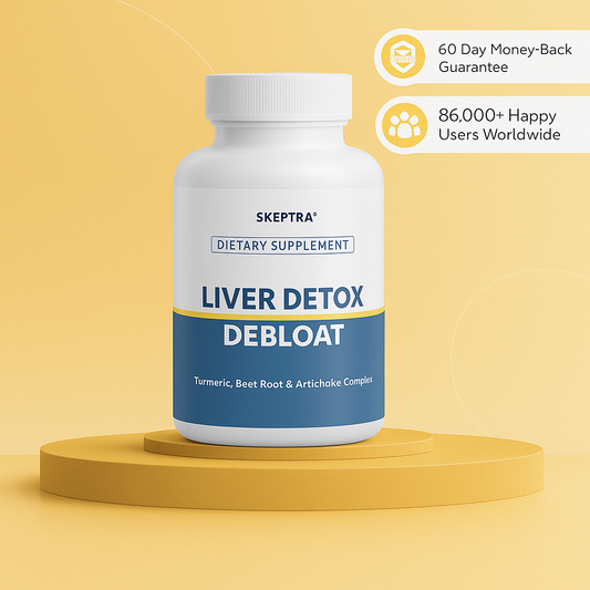 Liver Detox & Debloat Capsules | Turmeric, Beet Root & Artichoke Complex